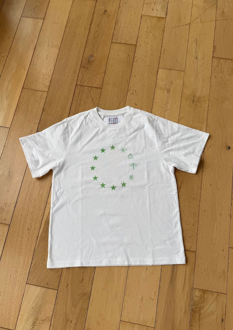 Insectisms white europe tee