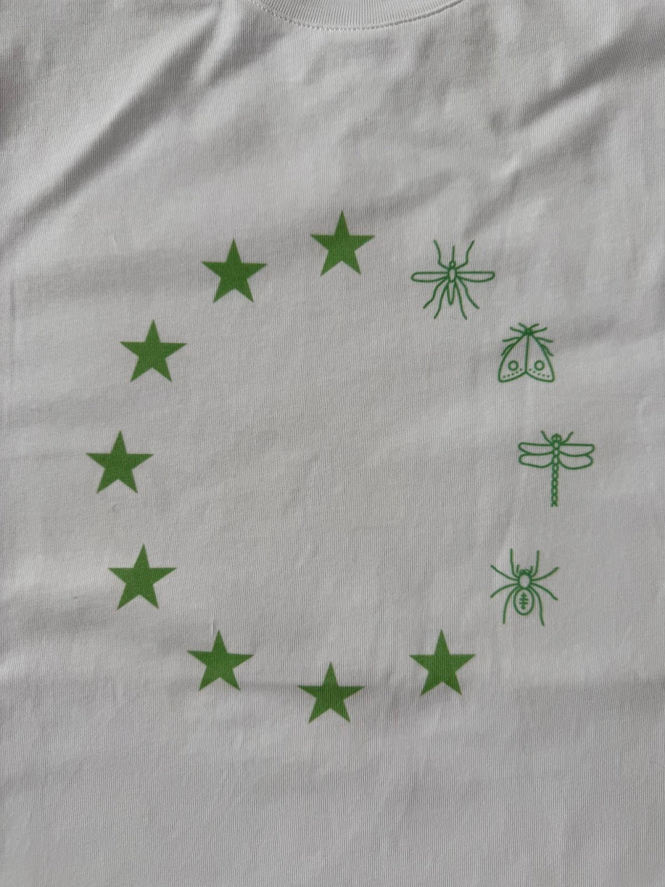 Insectisms white europe tee