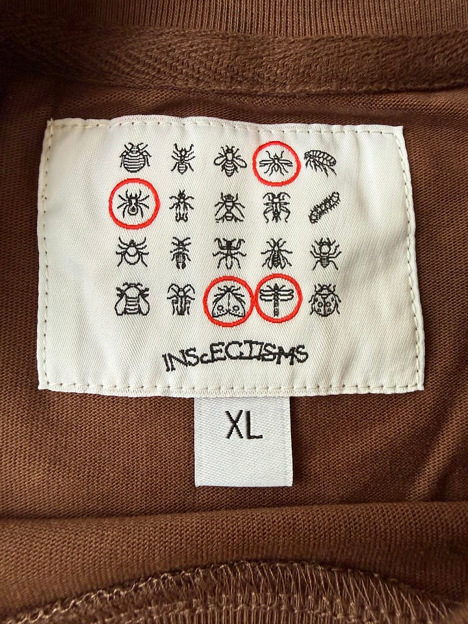 Insectisms brown europe tee