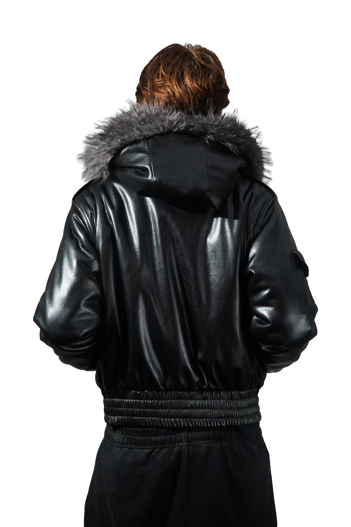 Spider Reversible Fur Bomber jacket