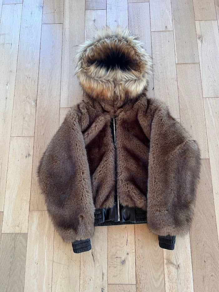 Firefly Reversible Fur Bomber jacket