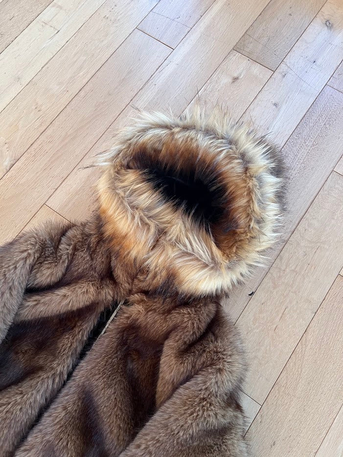 Firefly Reversible Fur Bomber jacket