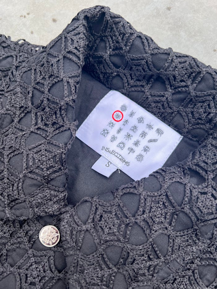 BLACK WEB SHIRT