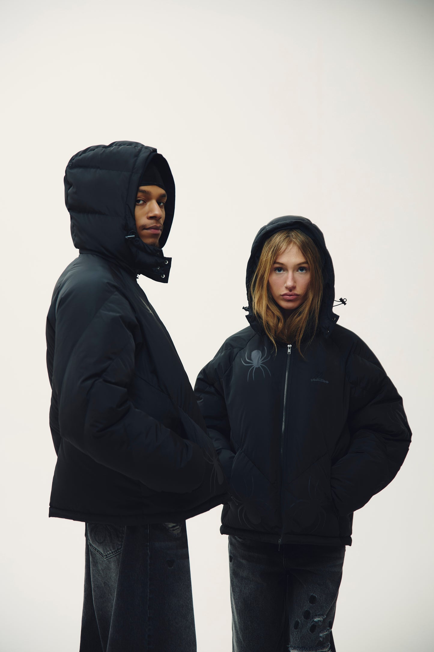 SPIDER REFLECTIVE PUFFER