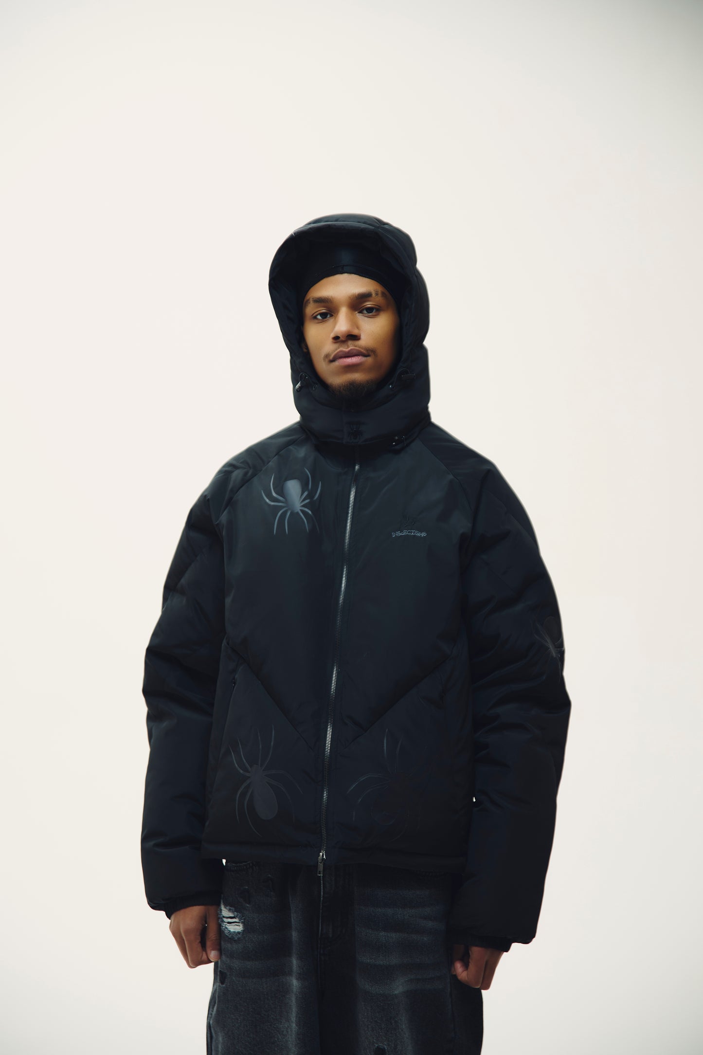 SPIDER REFLECTIVE PUFFER