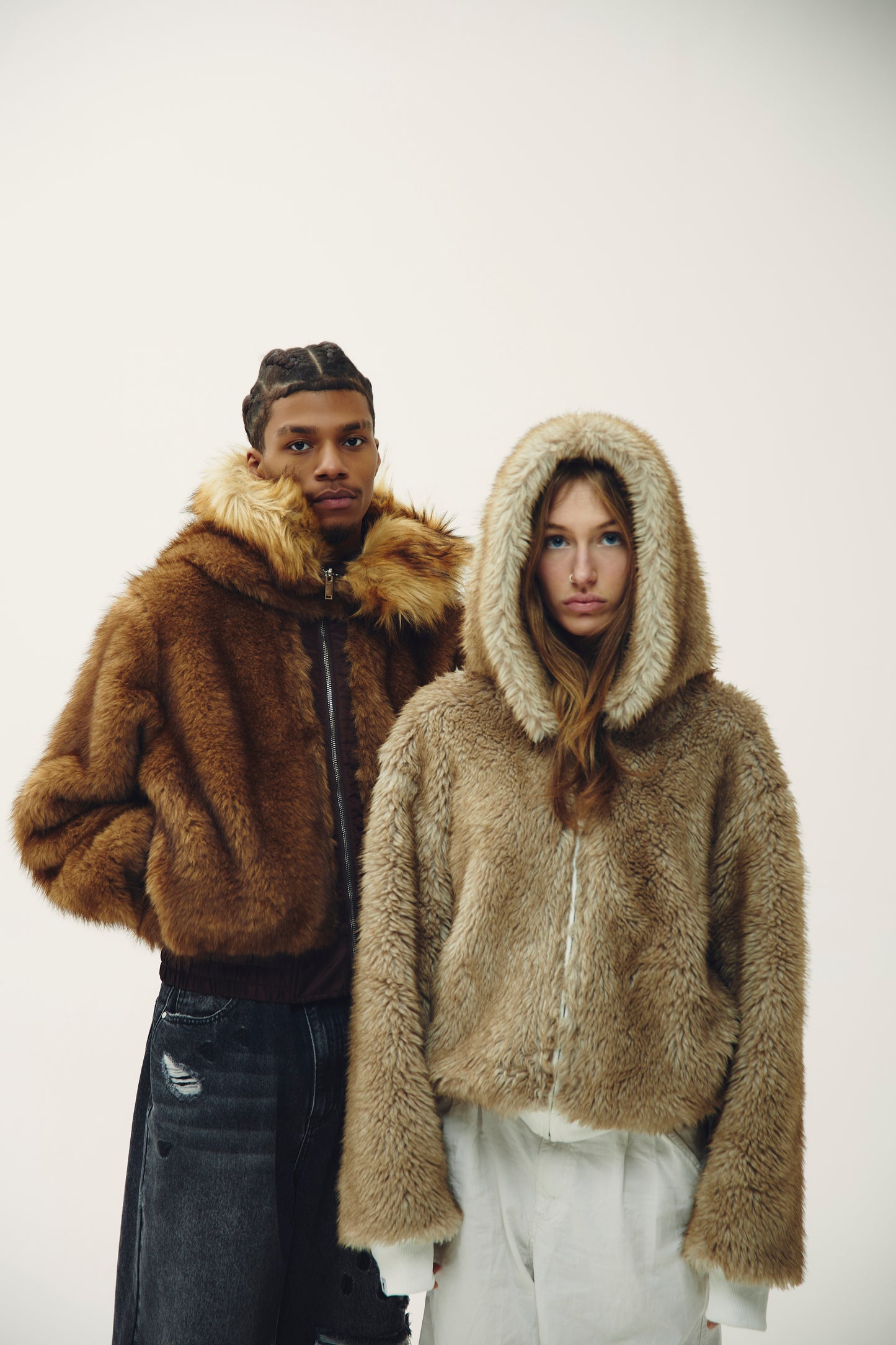 DOMESTIC REVERSIBLE BUGS FUR WHITE